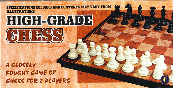 Šachy cestovné, väčšie, 18x9x2,5 cm